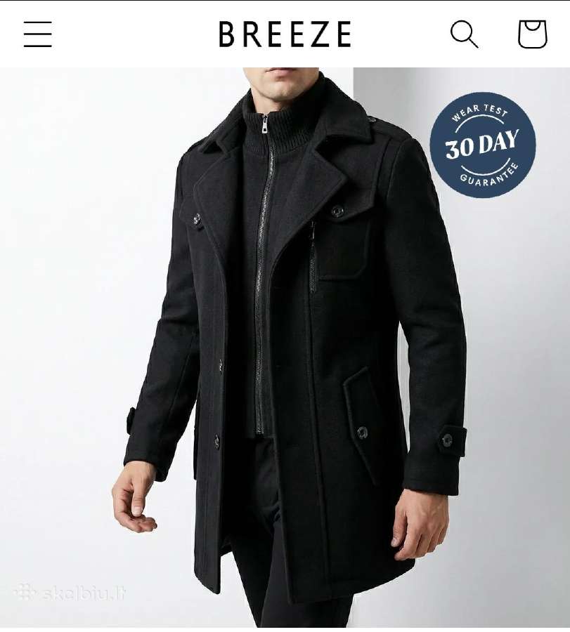 Colton - men's classic tailored coat iš - nuotraukos Nr. 4