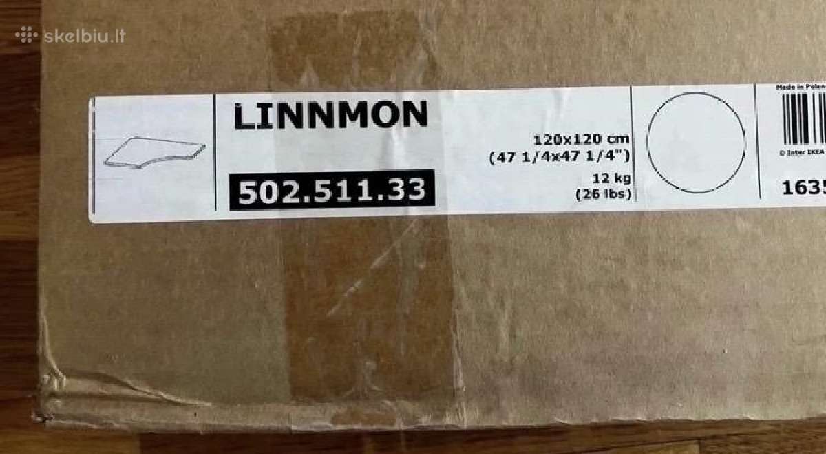 Parduodu ikea kampinį stalviršį Linnmon - nuotraukos Nr. 2