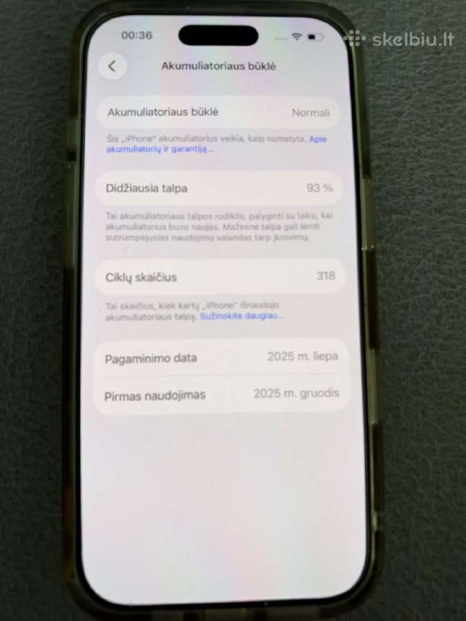 iPhone 17 White 256gb - nuotraukos Nr. 5