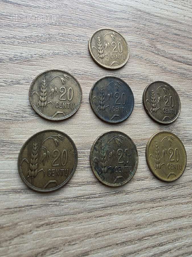 1925 metų smetoniški 20 centų - nuotraukos Nr. 2
