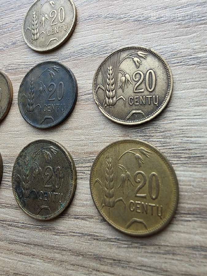 1925 metų smetoniški 20 centų - nuotraukos Nr. 3