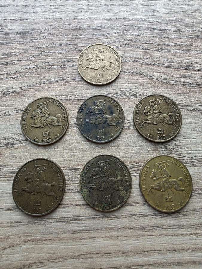 1925 metų smetoniški 20 centų - nuotraukos Nr. 4