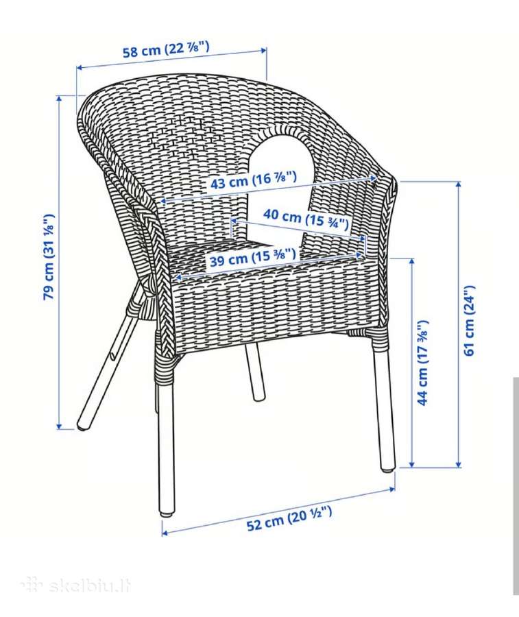Pintas Ikea fotelis Agen - nuotraukos Nr. 4