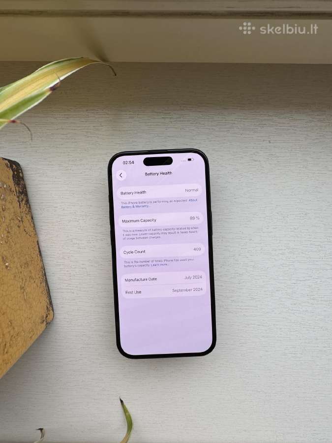 Apple iPhone 15 Geros būklės 89% battrey Health - nuotraukos Nr. 12