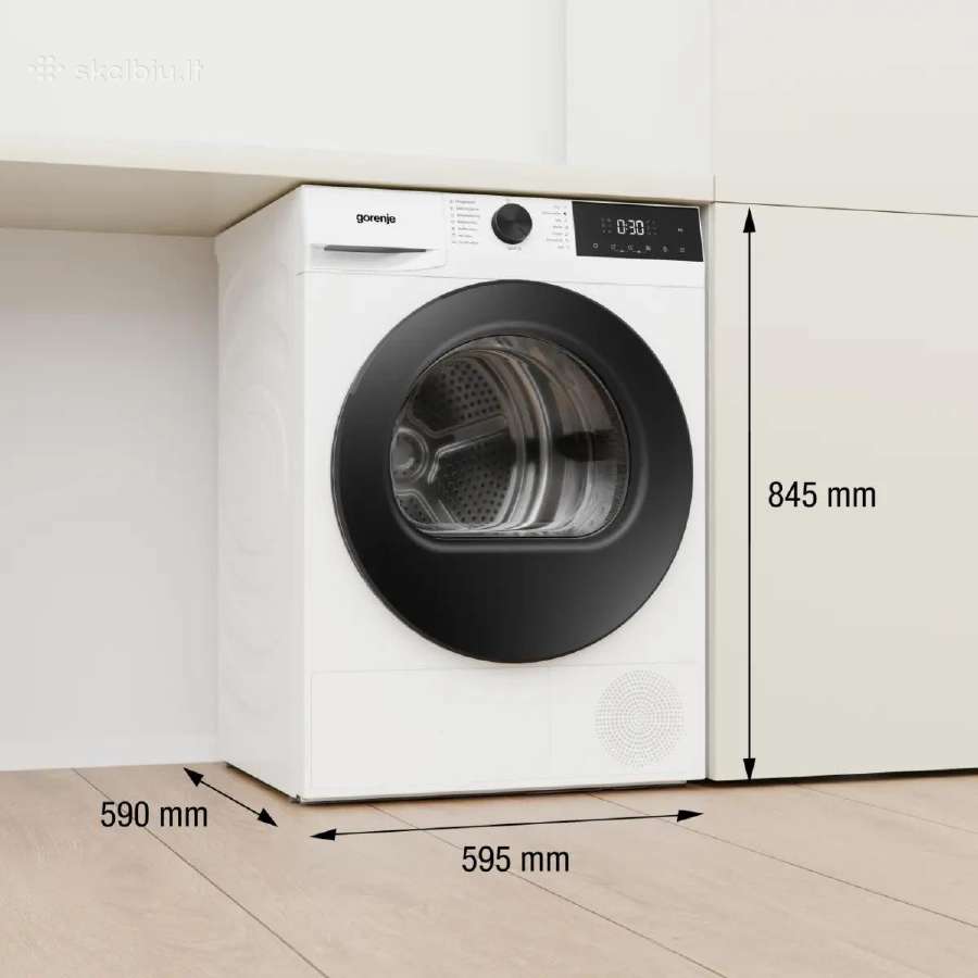 Gorenje D5g2p9d – 9 kg džiovyklė šilumos siurblys - nuotraukos Nr. 6