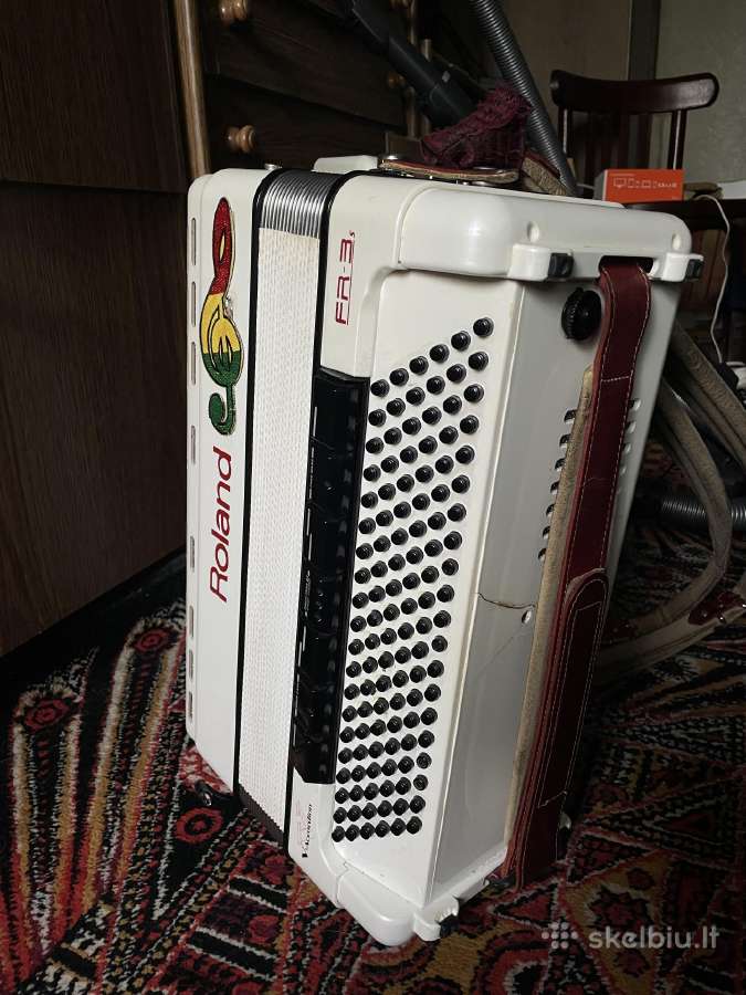 Roland Fr-3s White akordeonas - nuotraukos Nr. 4