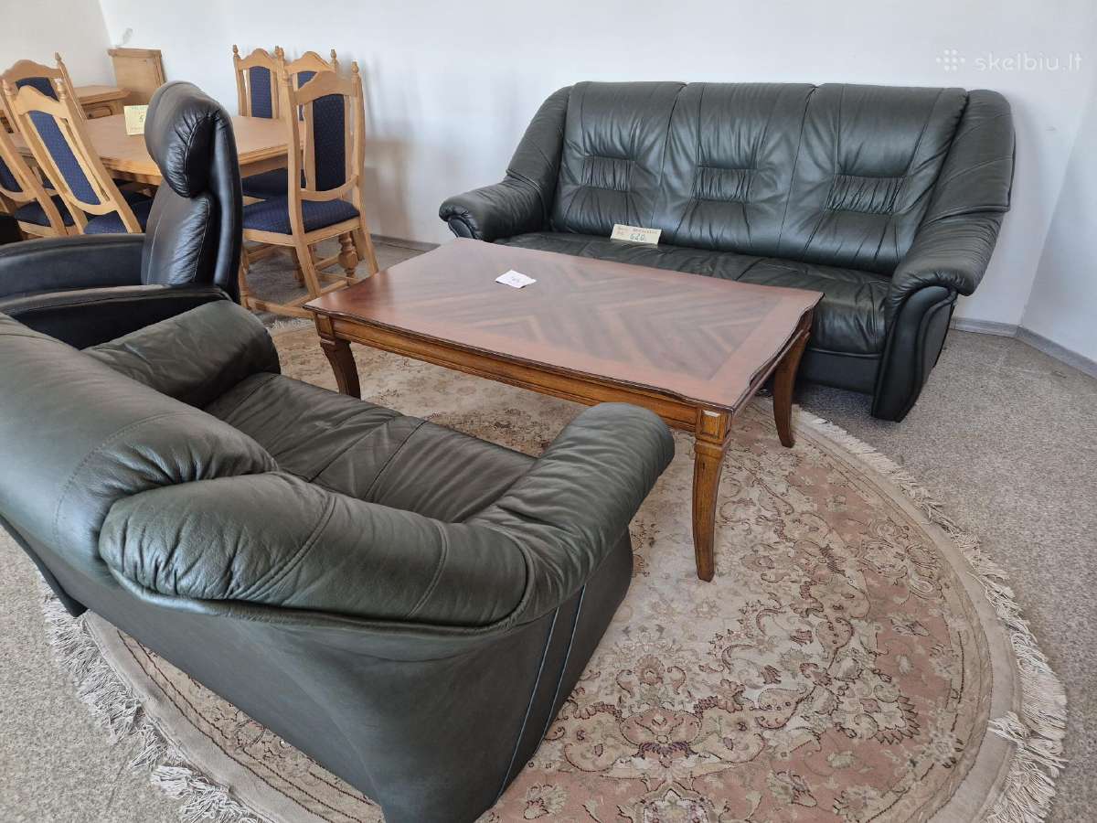 2 vnt! Relax fotelis+ pakojukas. Natūrali oda - nuotraukos Nr. 13