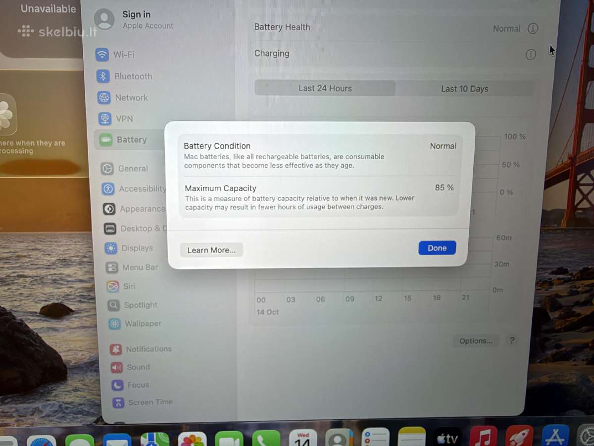 Apple MacBook Air 2020 13 / M1 / 8gb / 256gb #20 - nuotraukos Nr. 8
