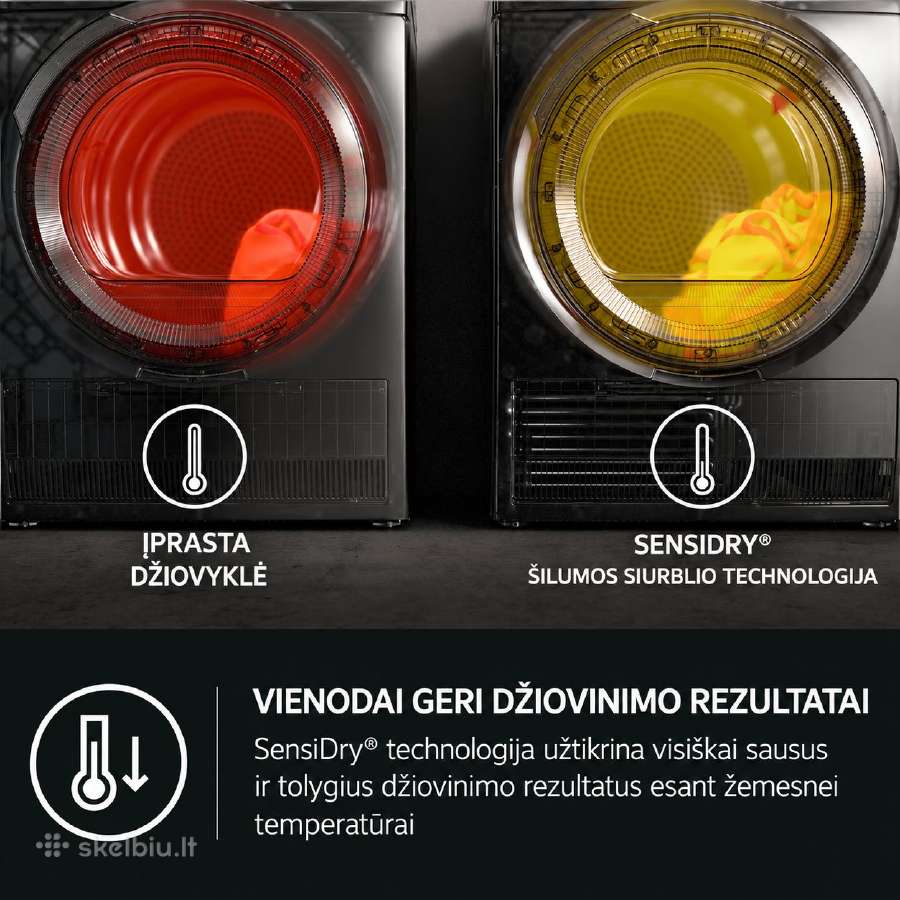 Aeg Tr8t70688 – 8000 serijos 8 kg džiovyklė - nuotraukos Nr. 9