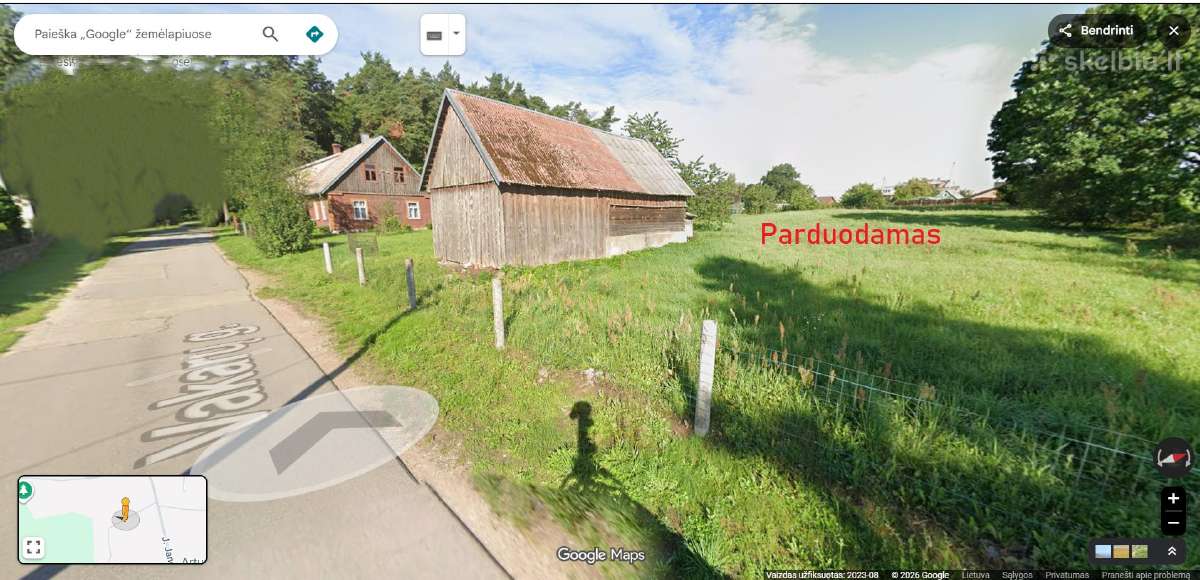 Parduodamas didelis sklypas Tirkšlių miestelyje. - nuotraukos Nr. 4