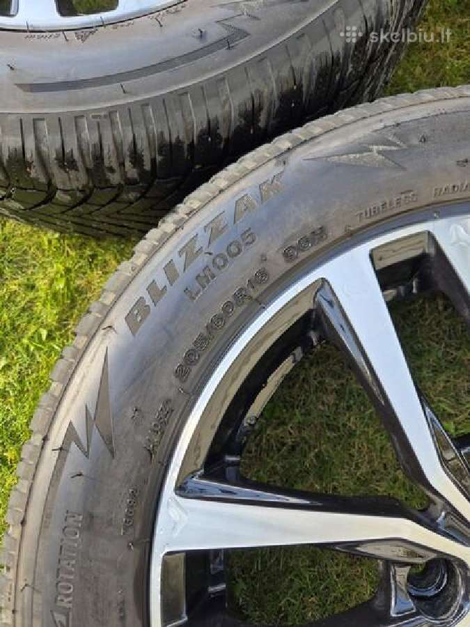Bridgestone R16 žieminės padangos ir ratlankiai - nuotraukos Nr. 5
