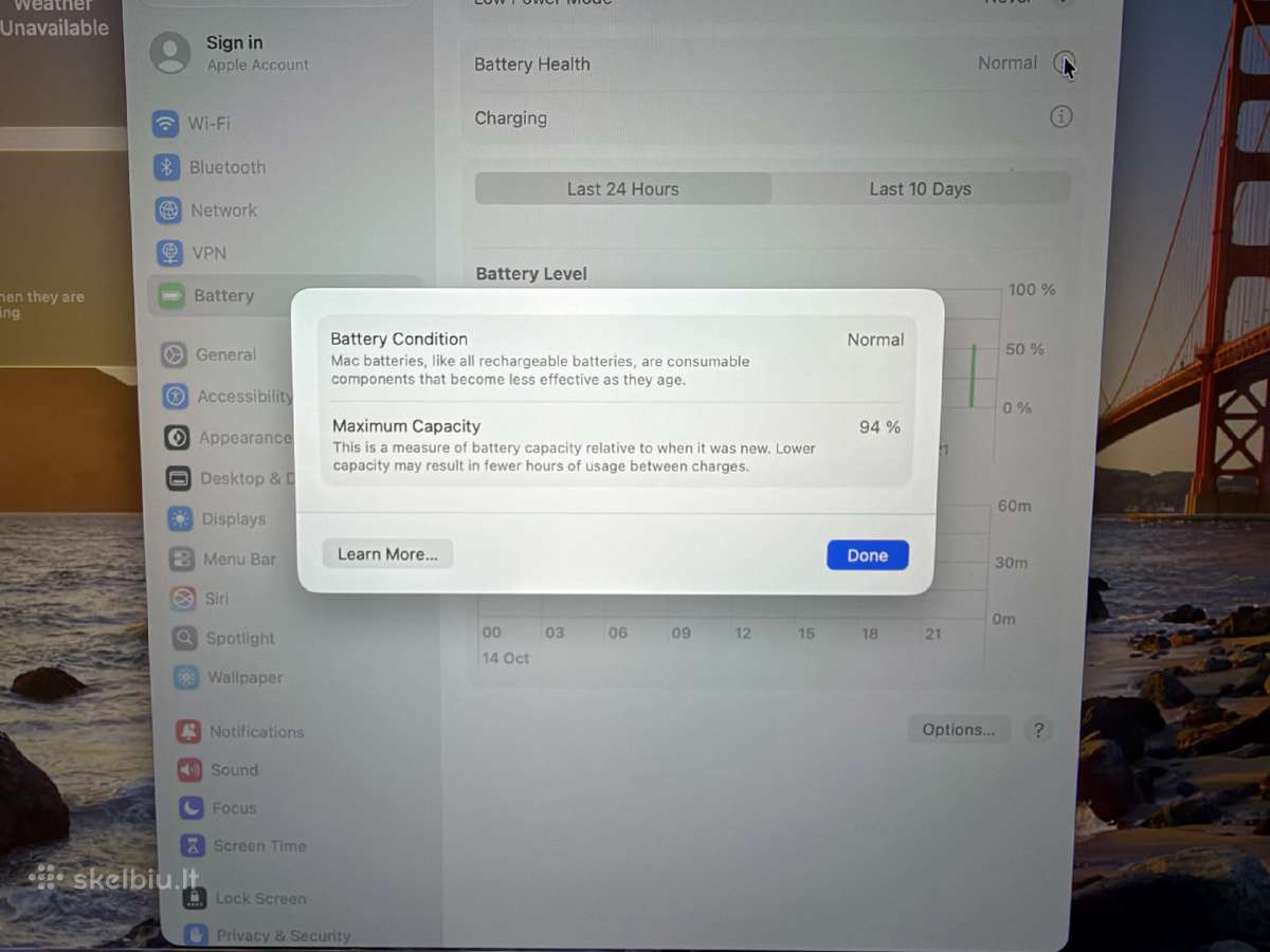 Apple MacBook Air 2024 13.6 / M3 / 8gb / 256gb #16 - nuotraukos Nr. 7