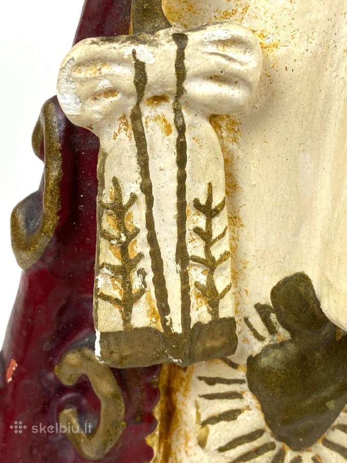 Švč. Mergelės marijos su Jėzumi statula iš gipso - nuotraukos Nr. 11