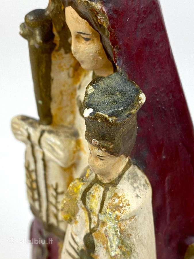Švč. Mergelės marijos su Jėzumi statula iš gipso - nuotraukos Nr. 14