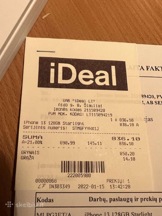 Apple iPhone 13 128gb - nuotraukos Nr. 5