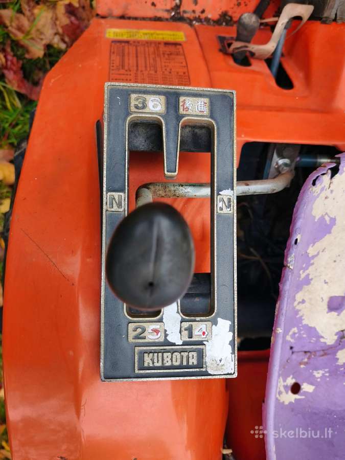 Mini traktorius Kubota Zb1-16 (12 kw) - nuotraukos Nr. 12