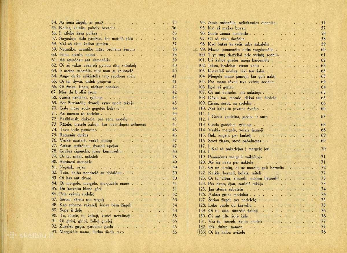 1927 Lietuvių tautinių dainų melodijos - nuotraukos Nr. 8
