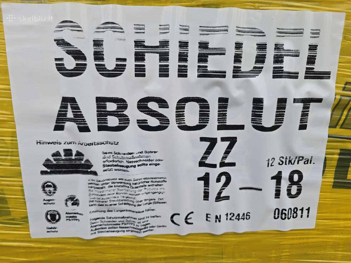 Schiedel Absolut Zz 12-18 kaminu blokai - nuotraukos Nr. 2