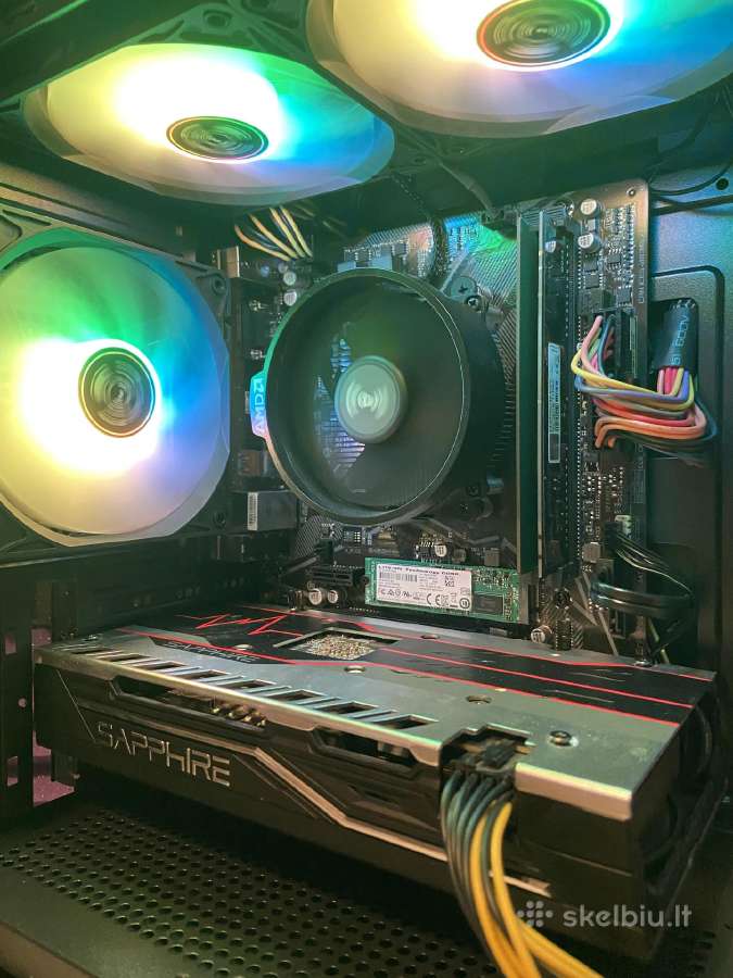 Stacionarus Kompiuteris Ryzen 5 + Rx580 8gb - nuotraukos Nr. 3