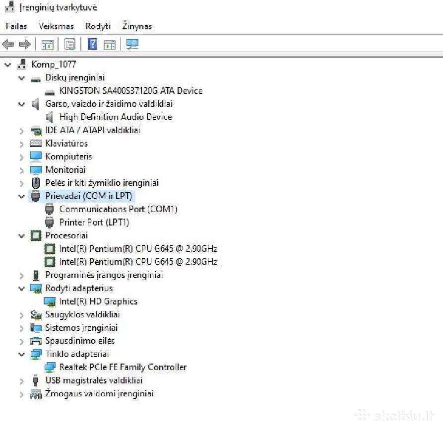 Pc (h61m-p20 / i-g645 / 8gb / -SSD / dovana/siunt) - nuotraukos Nr. 6