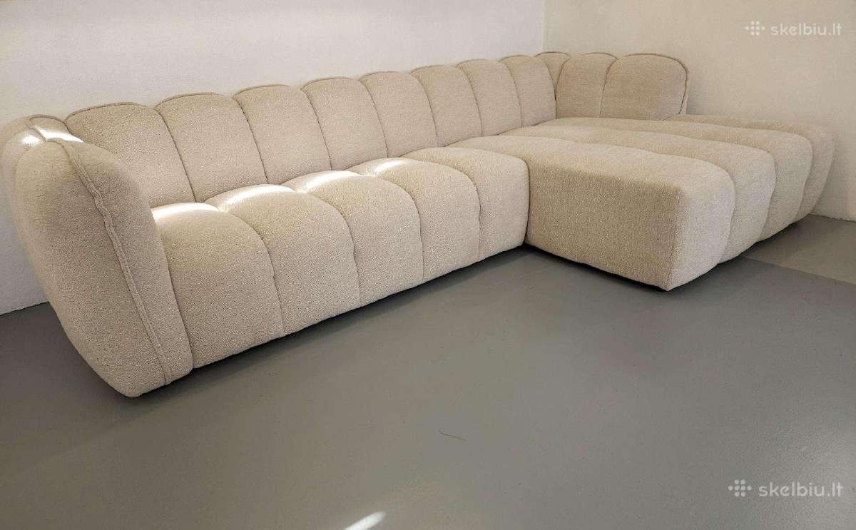 Nauja kokybiška prabangi kampinė sofa. - nuotraukos Nr. 2