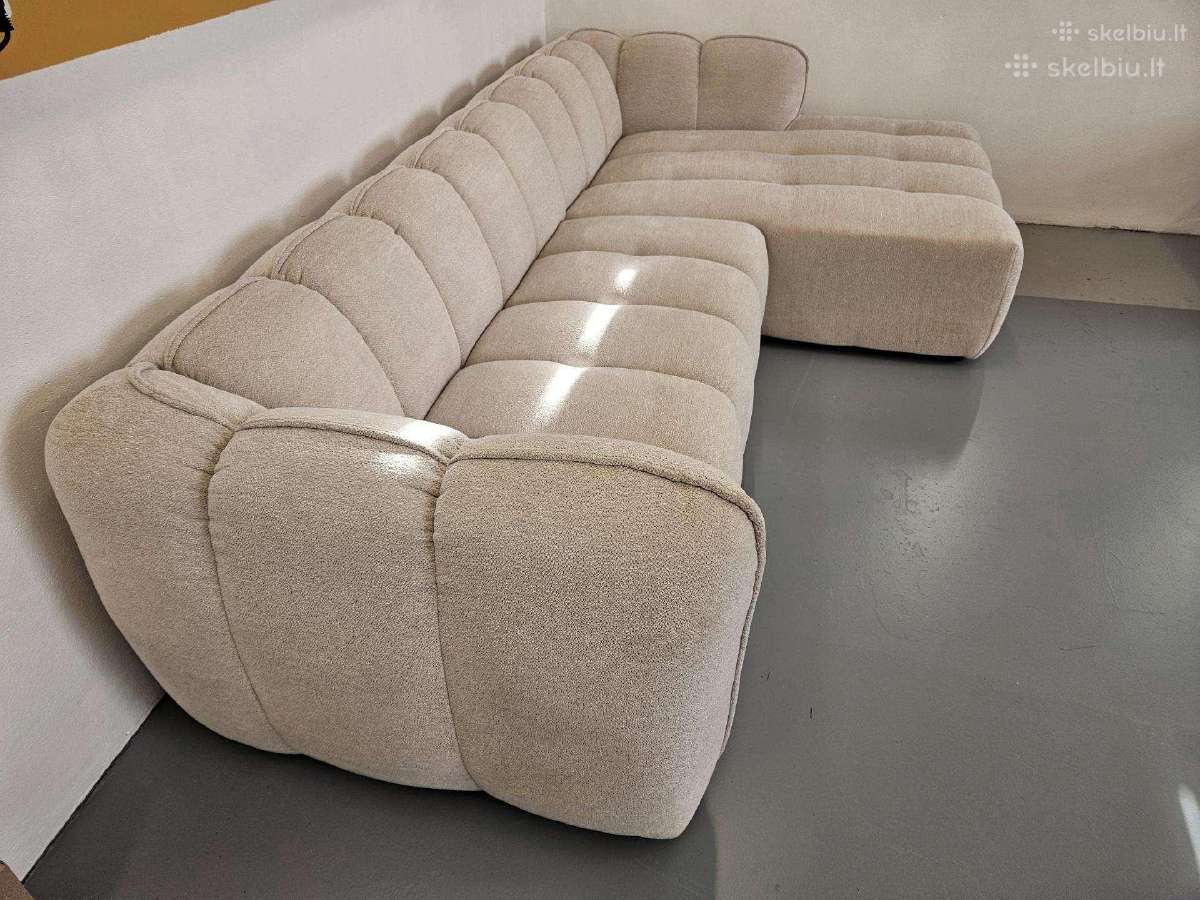 Nauja kokybiška prabangi kampinė sofa. - nuotraukos Nr. 3