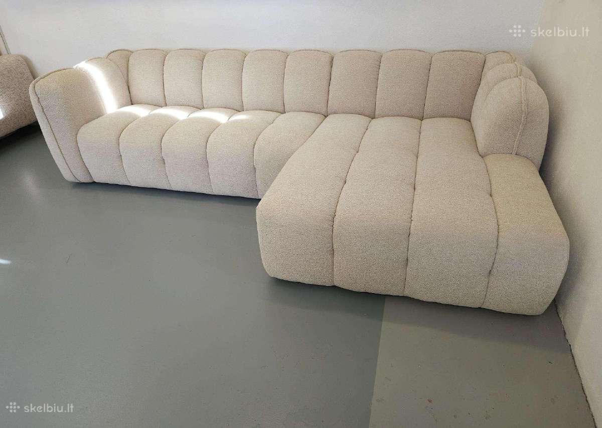 Nauja kokybiška prabangi kampinė sofa. - nuotraukos Nr. 4