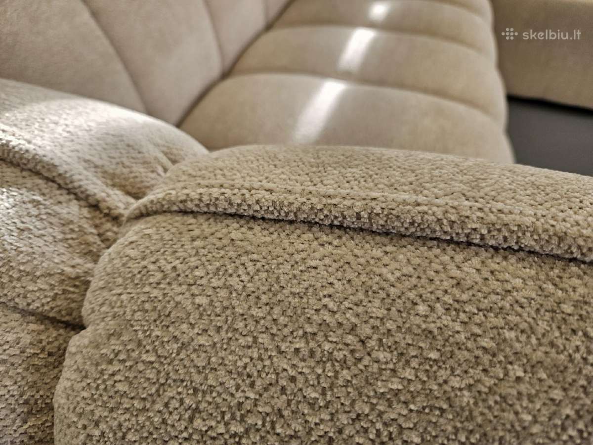 Nauja kokybiška prabangi kampinė sofa. - nuotraukos Nr. 6
