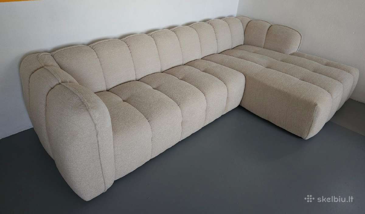 Nauja kokybiška prabangi kampinė sofa. - nuotraukos Nr. 7