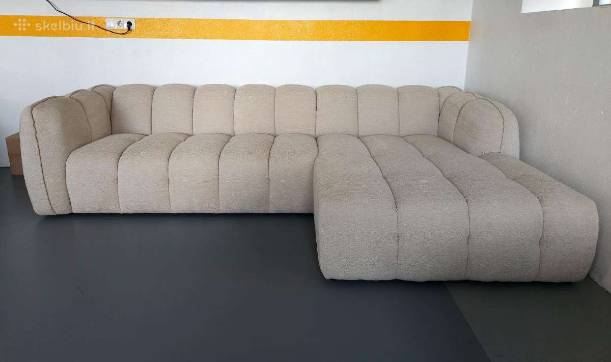 Nauja kokybiška prabangi kampinė sofa. - nuotraukos Nr. 8