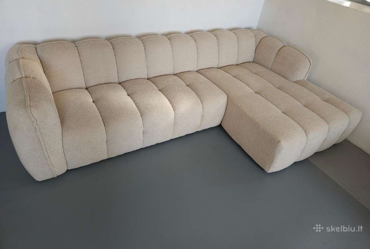 Nauja kokybiška prabangi kampinė sofa. - nuotraukos Nr. 10