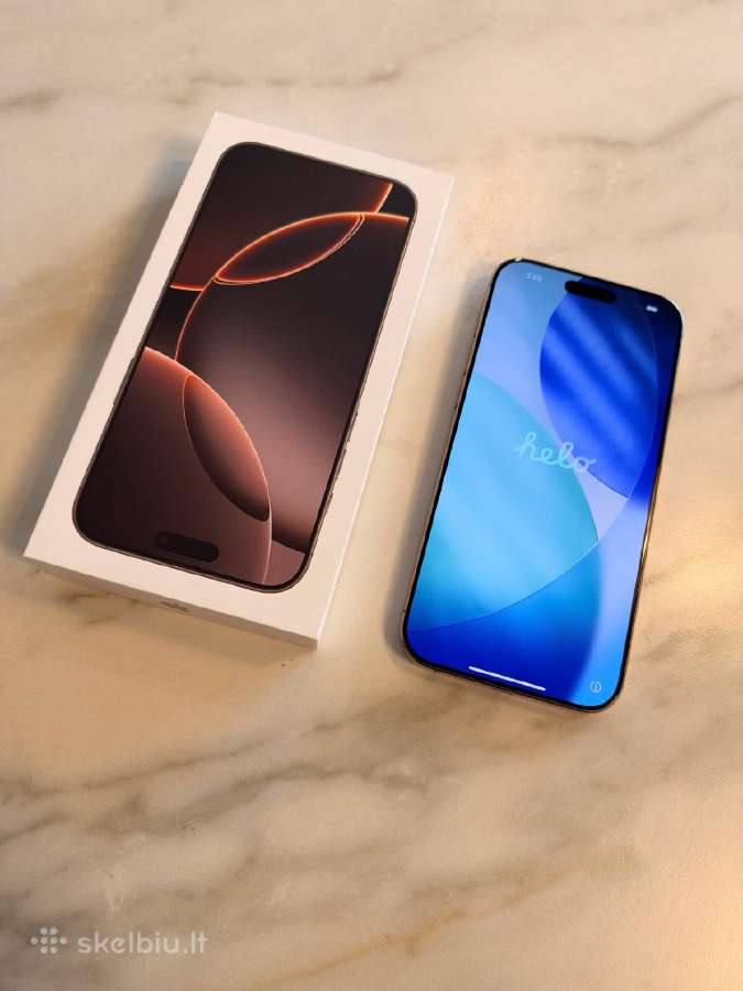 iPhone 16 Pro Max 256gb Desert Titanium - nuotraukos Nr. 3