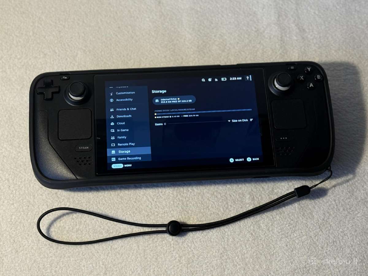 Kaip naujas! Steam Deck LCD 256gb + Dock - nuotraukos Nr. 4