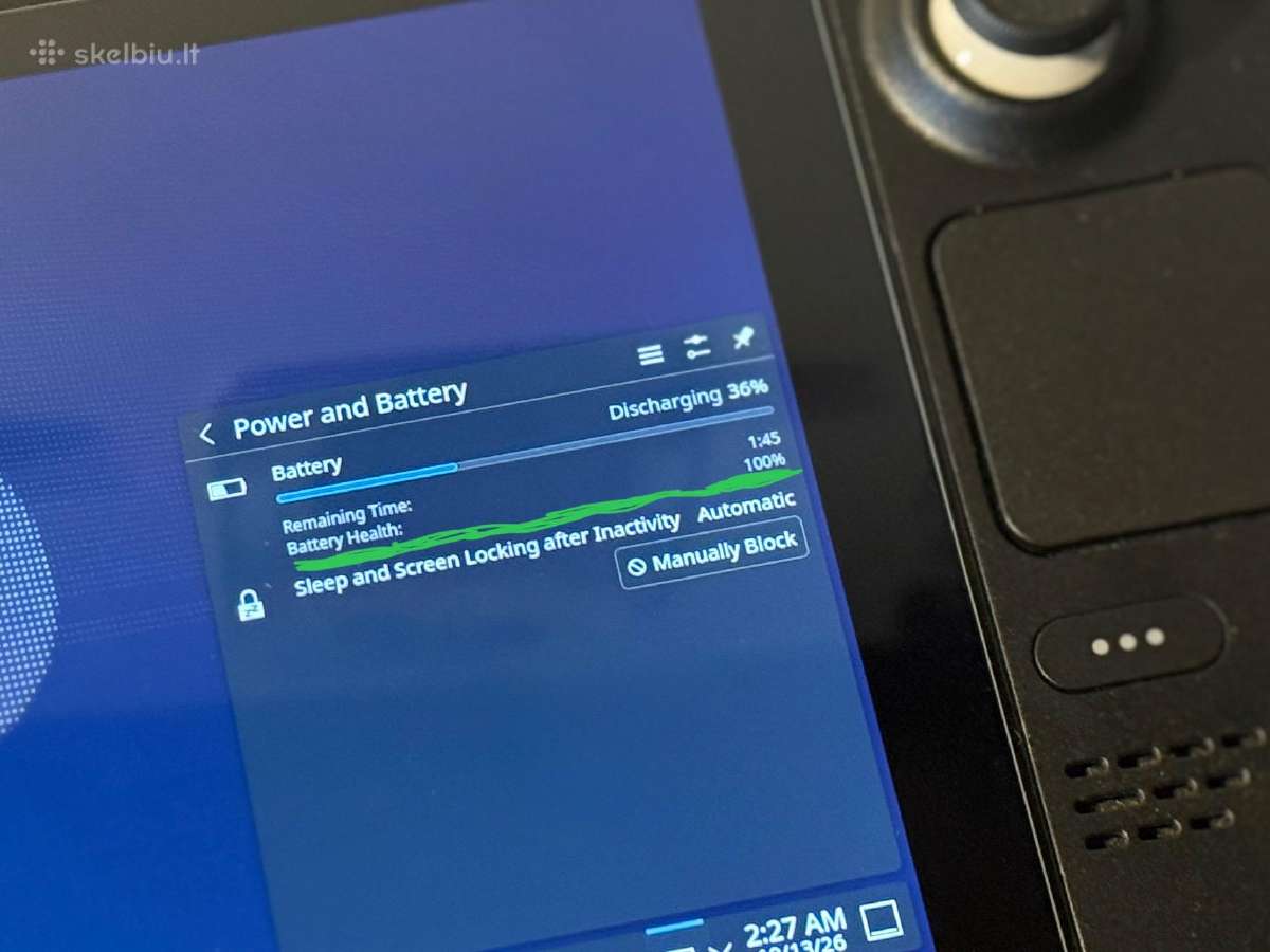 Kaip naujas! Steam Deck LCD 256gb + Dock - nuotraukos Nr. 10