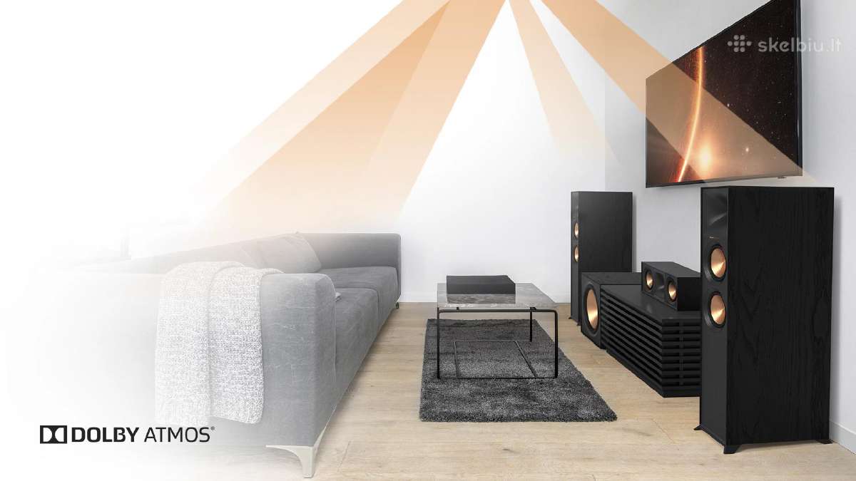 Klipsch R-605fa kolonėlės su integr. dolby atmos, - nuotraukos Nr. 18