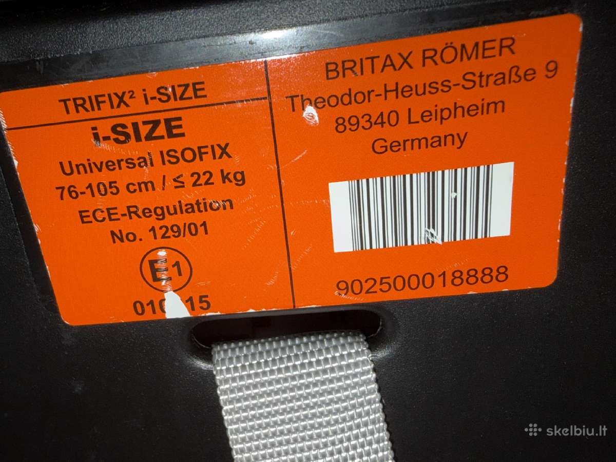 Britax Römer Trifix2 i-size Isofix autokėdutė - nuotraukos Nr. 7
