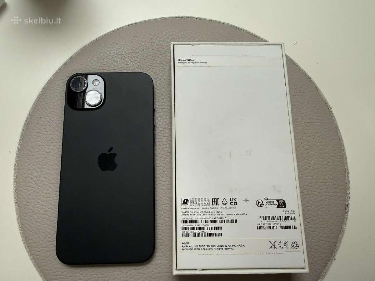 iPhone 15 plus 128gb - nuotraukos Nr. 3
