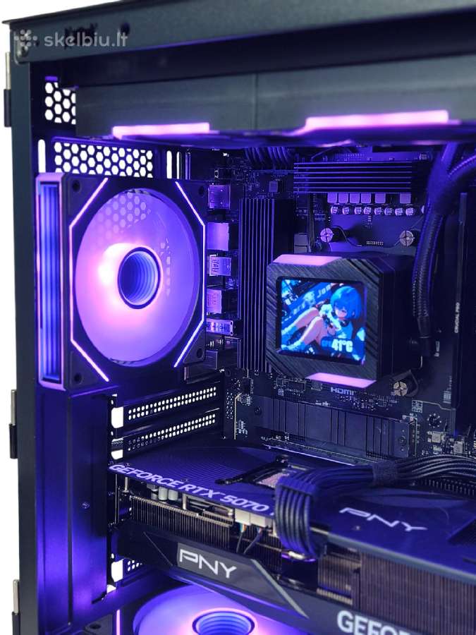 R7 9800x3d Rtx 5070ti Ddr5 32gb 6400mts Cl32 B850 - nuotraukos Nr. 3