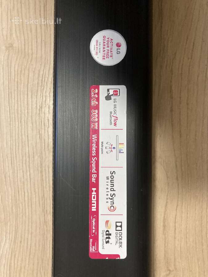 LG Wireless Sound Bar - nuotraukos Nr. 2