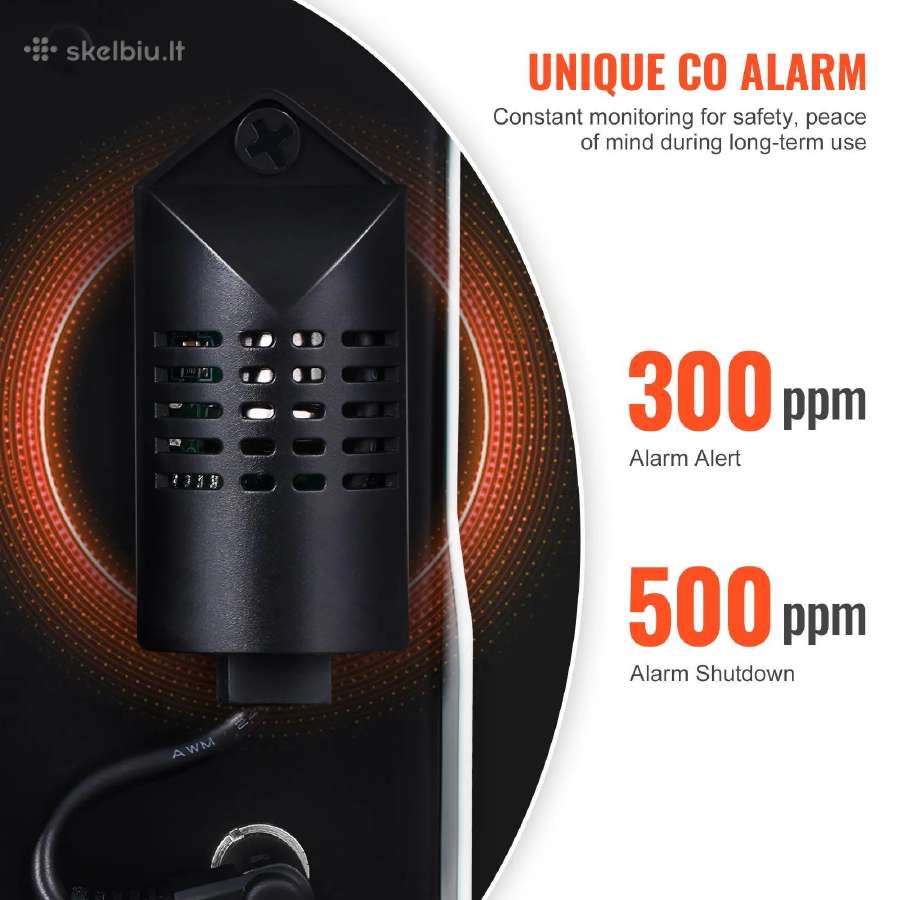 Dyzelinis šildytuvas 8kw Bluetooth Vevor - nuotraukos Nr. 6