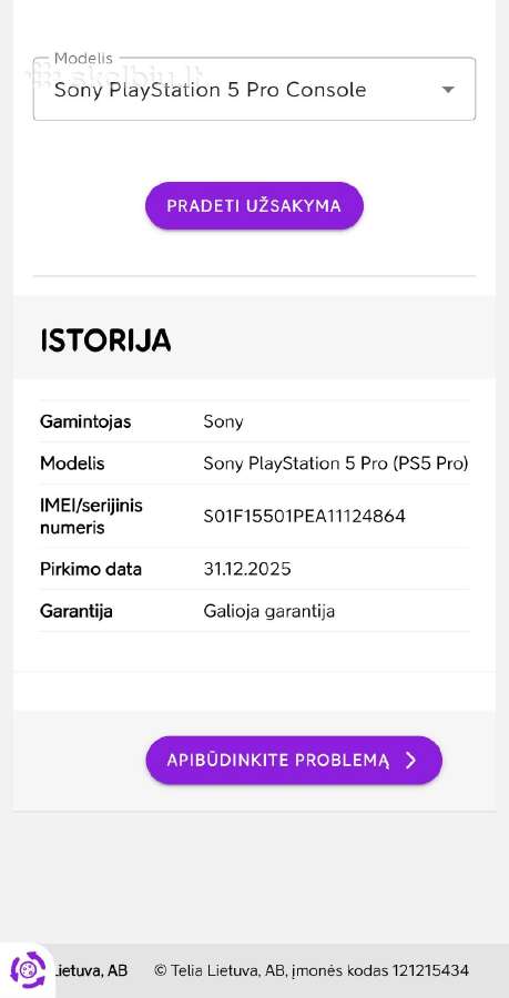 Parduodusony Playstation 5 Pro (2tb) su garantija - nuotraukos Nr. 12