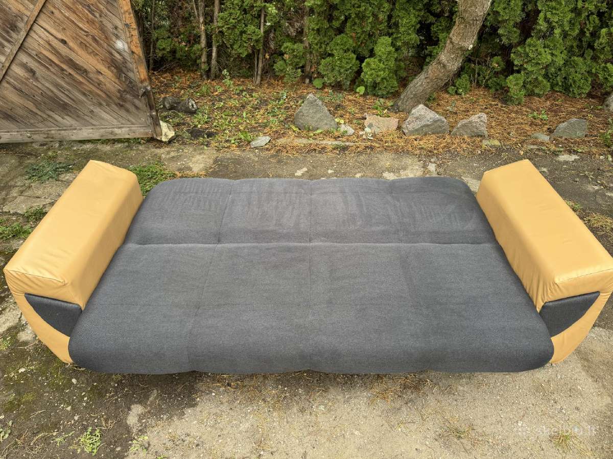 Išskleidžiama sofa-lova su patalynės dėže - nuotraukos Nr. 2
