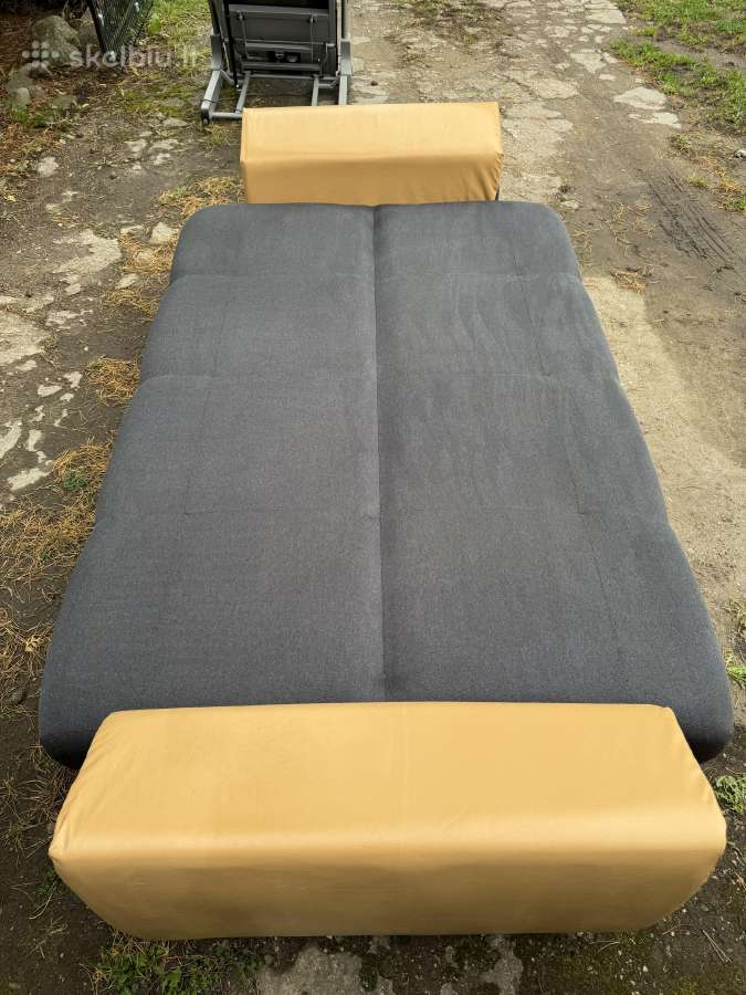 Išskleidžiama sofa-lova su patalynės dėže - nuotraukos Nr. 3
