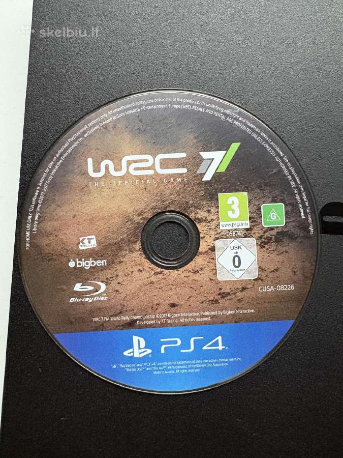 Playstation 4 Slim + 2 pulteliai + Wrc 7 - nuotraukos Nr. 2