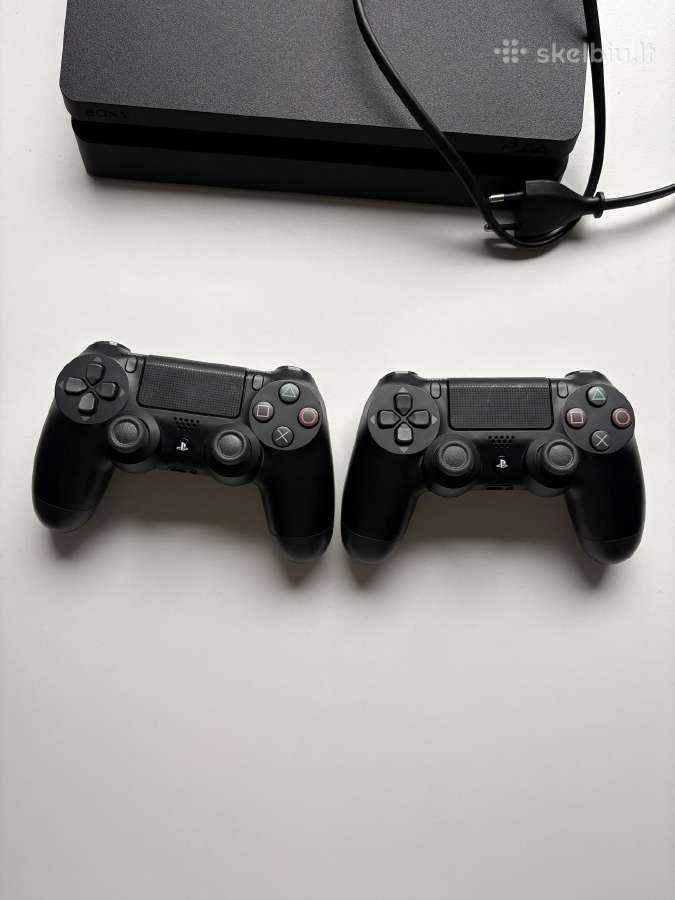 Playstation 4 Slim + 2 pulteliai + Wrc 7 - nuotraukos Nr. 4