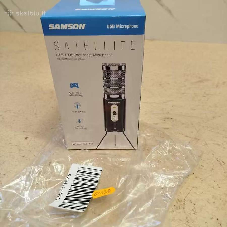 Samson Technologies Satellite Usb ios mikrofonas - nuotraukos Nr. 2