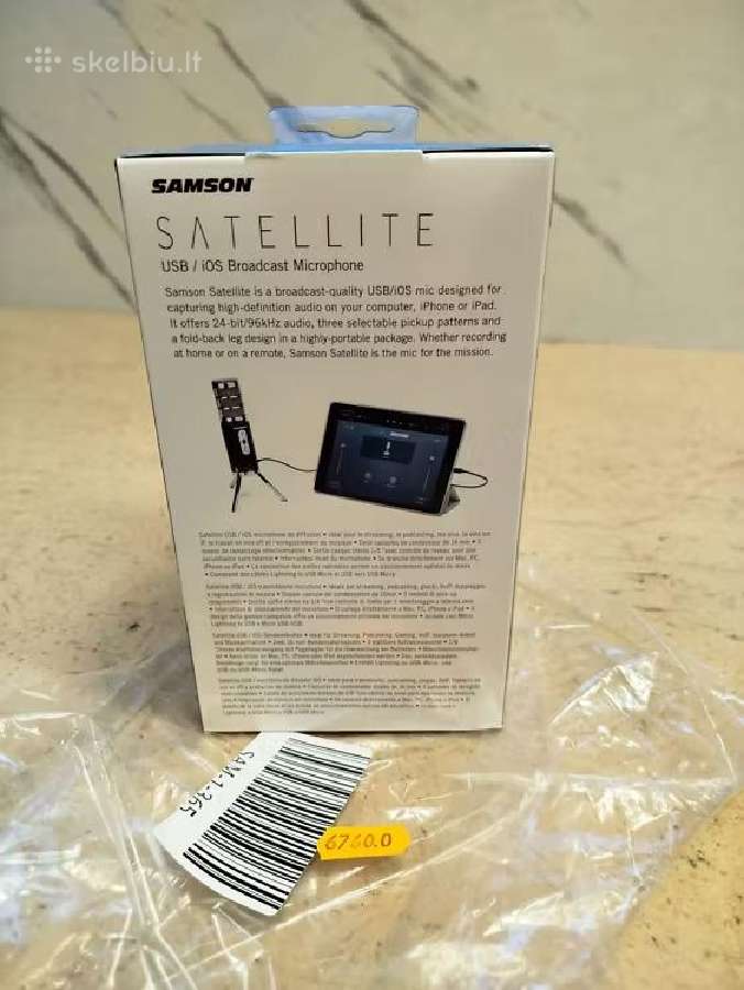 Samson Technologies Satellite Usb ios mikrofonas - nuotraukos Nr. 3