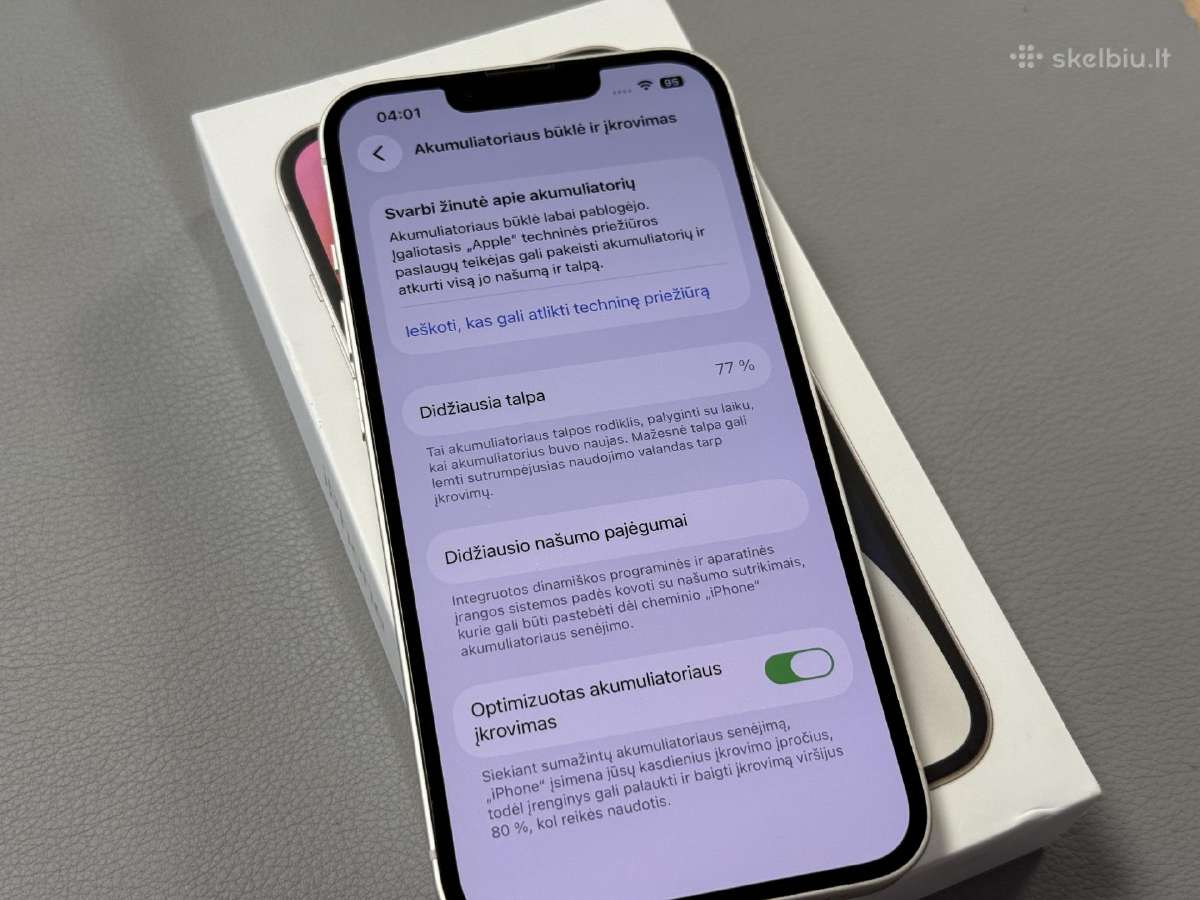 iPhone 14 128gb puiki būklė - nuotraukos Nr. 4