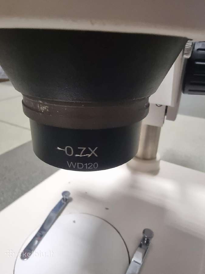 Mikroskopas Wd120 0.7x su Wf10x/20 okuliarais - nuotraukos Nr. 6