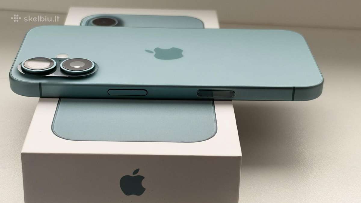 iPhone 16 128gb Teal - nuotraukos Nr. 4